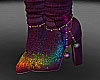 Purple Sparkle boots