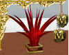 red gold Palm Plant ligh