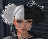 white and black buns
