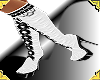 (PC) WHITE CHAINED BOOTS