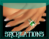 (S) EMERALD PROMISE RING