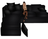 [L} Black couch