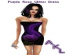 AKL Purple Glitter Rose