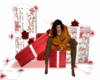 Red&White gifts pose