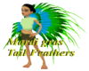 Mardi Gras Tail Feathers