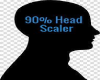 90% Head scaler m/f