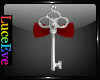 Red Vintage Key w/Bow