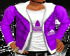 Purple  Jacket