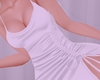 V! Satin Dress - White