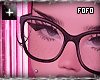 black glasses