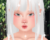 ♡ Long Hair White