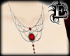 Goth Ruby Necklace