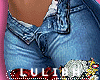 LL** RL Jeans flowers
