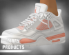 coral sneakers