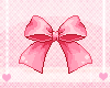 !U! Pixel Bow Pink