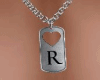 Necklace Couple Letter R