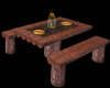 Log Picnic Table