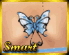 SM Blue Butterfly Tattoo