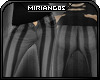 [Mr] Striped black jeans