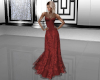 Layered Red Gown