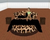 8 pose leopard bed