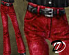 Belted Jeans (red)