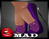 Purple Lace heels