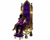 His Throne Purple Gold