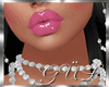 Lips+pink Necklace