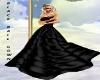 black wedding/ball gown,