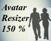Avatar Resizer 150 %