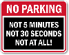 no parking sign 