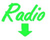 Neon Green Radio Sign