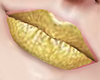 G̷. Festive Gold Lips