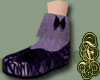 Purple Flowergirl Shoes