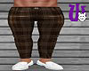 Plaid Pants brown