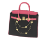 Chain birk bag blk/pink