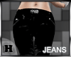 !H! Black Punk Jeans