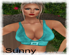 *SW* Teal Halter Top