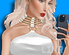 Dress Lastex White