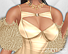 New Year Gold Fur Shrug