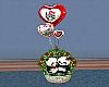 Valentine's Panda Basket