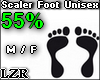 Scaler Foot Unisex 55%