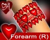 RubyHearts Cuff (R)