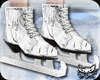 ! Silver Ice skates