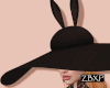 Witch Bunny Hat Black