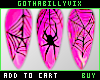Halloween Spider Nails