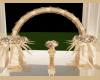Golden Wedding Arch