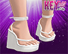 K- Spring Sandals White