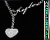 NAME NECKLACE W/HEART F